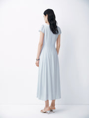 Women's Commuter Style Slim-Fit Long Dress