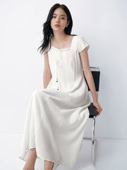 Women's Commuter Style Slim-Fit Long Dress