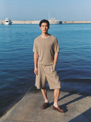 Men's Breathable Lyocell Knit T-Shirt