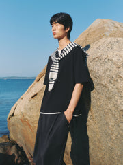 Men's Layered-Look Waffle T-Shirt