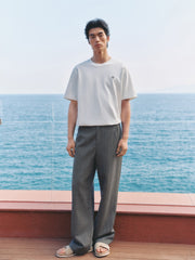 Men's Basic Embroidered T-Shirt