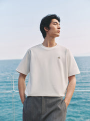 Men's Basic Embroidered T-Shirt