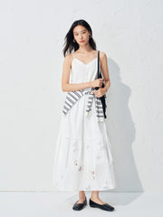 Women's Relaxed Embroidered Camisole Dress