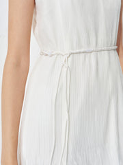 Women's fitted waist spaghetti strap long dress