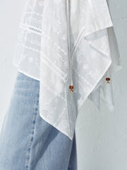 Women's Casual Lyocell Hollow Strap Top