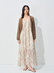 Women's Hollow-out Vest Knit Cardigan