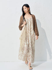 Women's Hollow-out Vest Knit Cardigan