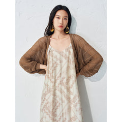 Women's Hollow-out Vest Knit Cardigan