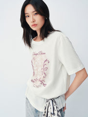 Women's Boho Short-Sleeve T-Shirt
