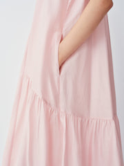 Women's French-style pink halter dress