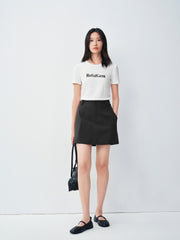 Women's Casual High-Waist A-Line Skirt