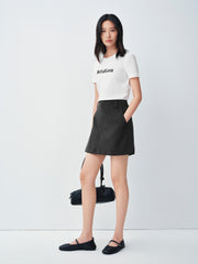 Women's Casual High-Waist A-Line Skirt