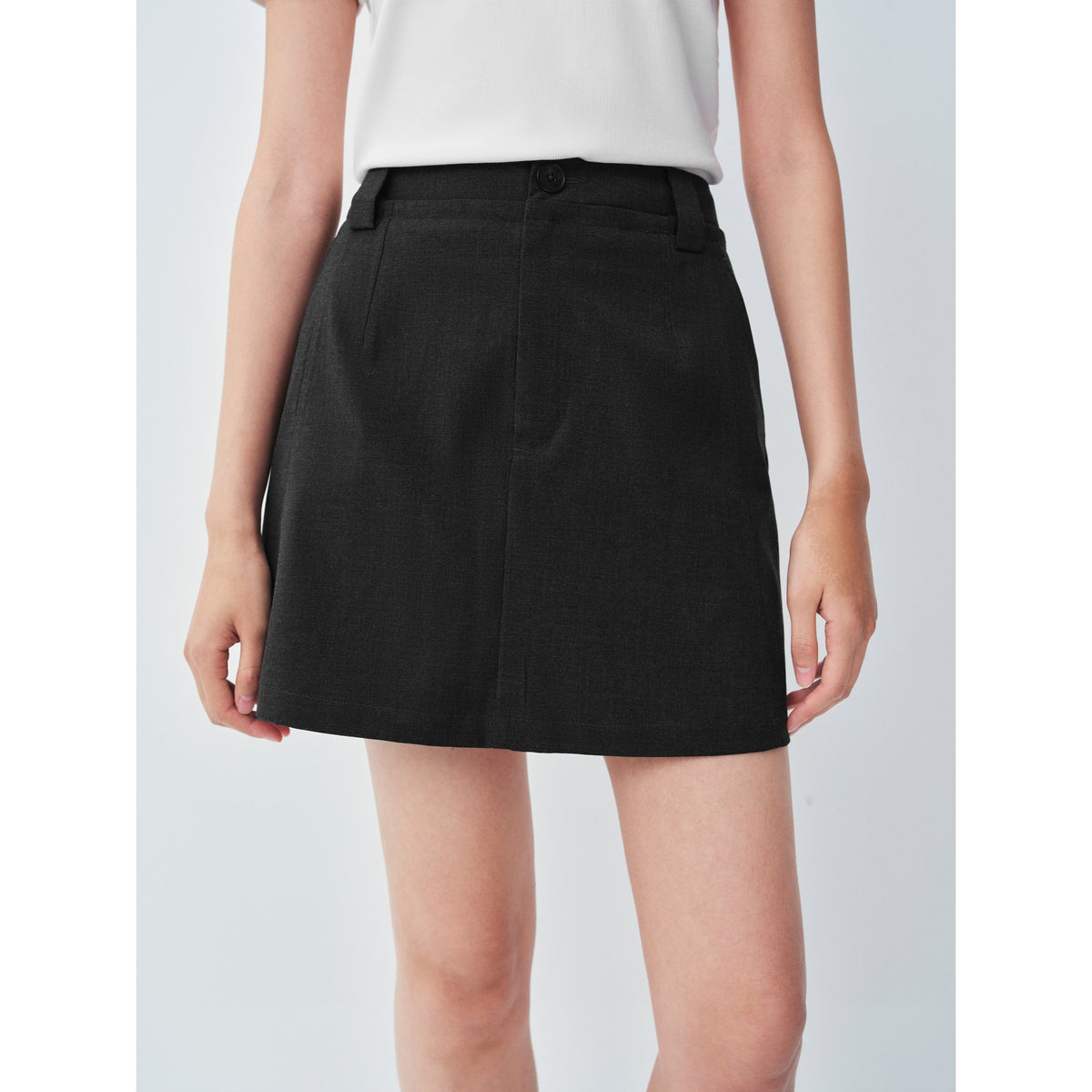Women's Casual High-Waist A-Line Skirt