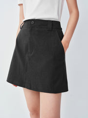 Women's Casual High-Waist A-Line Skirt