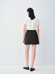 Women's Casual High-Waist A-Line Skirt
