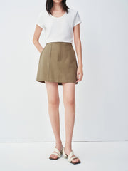 Women's Casual  High-Waisted A-Line Skirt