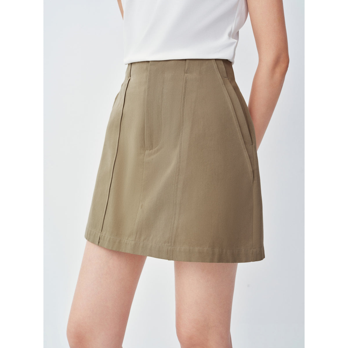 Women's Casual  High-Waisted A-Line Skirt