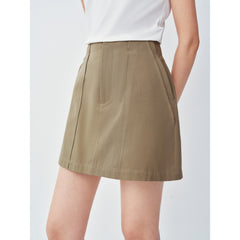 Women's Casual  High-Waisted A-Line Skirt