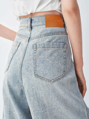 Women's Boho Heavy-Duty Straight-Leg Jeans