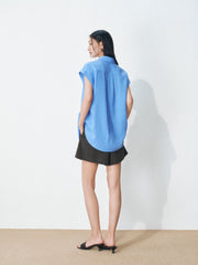 Women's Casual Blend Sleeveless Shirt