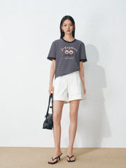 Women's Casual Wide Leg A-Line Shorts