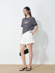 Women's Casual Wide Leg A-Line Shorts