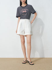 Women's Casual Wide Leg A-Line Shorts