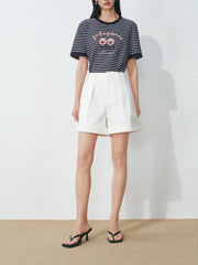 Women's Casual Wide Leg A-Line Shorts