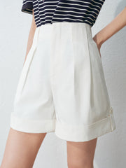 Women's Casual Wide Leg A-Line Shorts