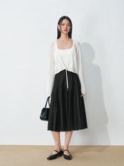 Women's Casual Short Hollow Out  Knit Cardigan