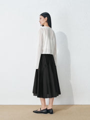Women's Casual Short Hollow Out  Knit Cardigan