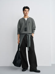 Men's  Casual Money Style Faux-Layer  T-Shirt