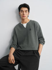 Men's  Casual Money Style Faux-Layer  T-Shirt
