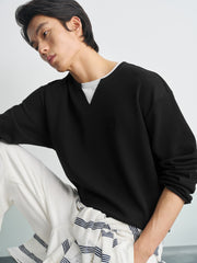 Men's  Casual Money Style Faux-Layer  T-Shirt