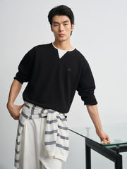 Men's  Casual Money Style Faux-Layer  T-Shirt