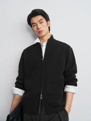 Men's Casual Stand-Collar Sweater Jacket