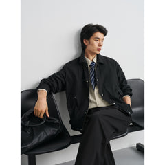 Men's Commuter Navy Lapel Jacket