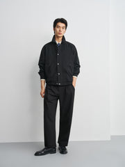 Men's Commuter Navy Lapel Jacket