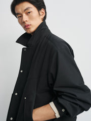 Men's Commuter Navy Lapel Jacket