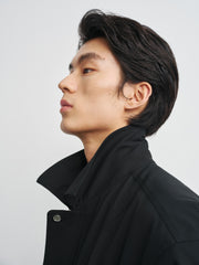 Men's Commuter Navy Lapel Jacket
