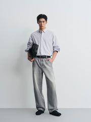 Men's Casual Vintage-Wash Jeans