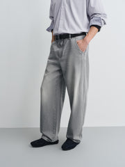 Men's Casual Vintage-Wash Jeans