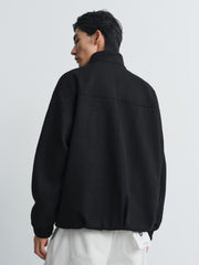 Men's Casual Jacquard-Knit Stand-Collar Jacket