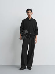 Men's Casual Stand-Collar Sweater Jacket