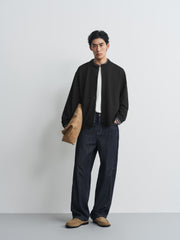 Men's Old Money Style Cable-Knit Jacket