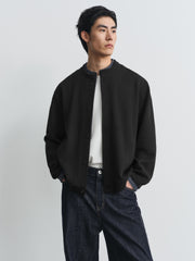 Men's Old Money Style Cable-Knit Jacket