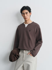 Men's  Casual Money Style Faux-Layer T-Shirt