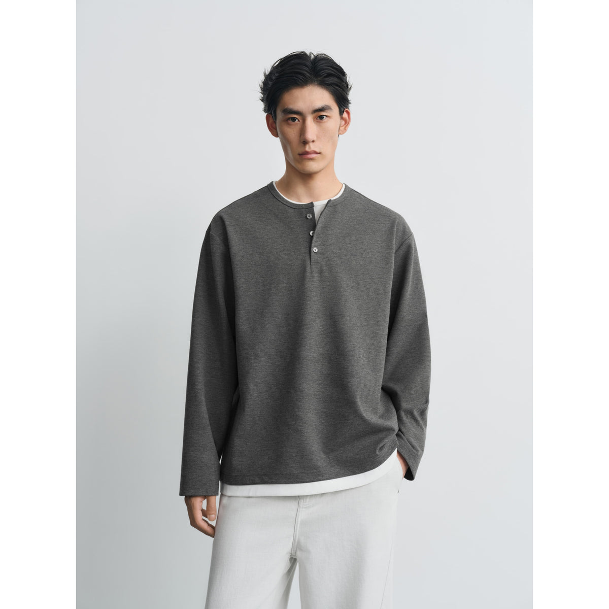 Men's Old Money Style Faux-Layer  T-Shirt