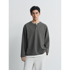 Men's Old Money Style Faux-Layer  T-Shirt