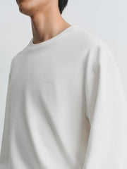 Men's Casual Embroidered Long-Sleeve T-shirt
